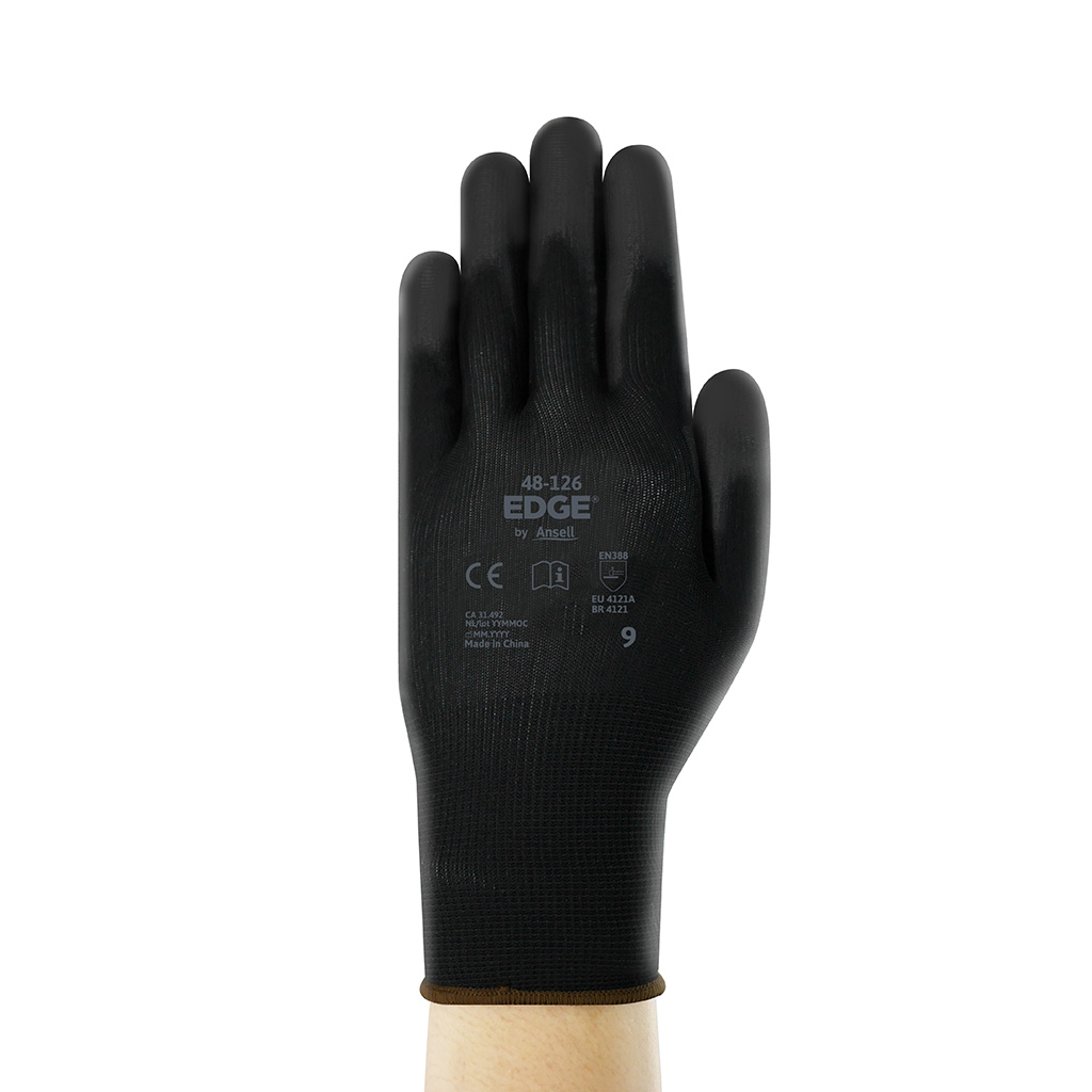 Guante poliéster recubrimiento poliuretano Edge 48-126