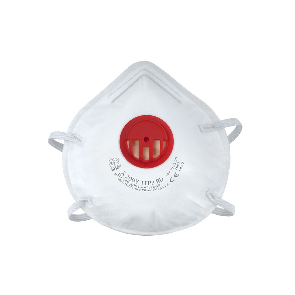 Mascarilla FFP2 moldeada desechable X200 V R D