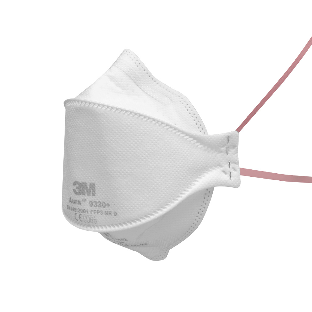 Mascarilla plegable FFP3 desechable Aura 9330+