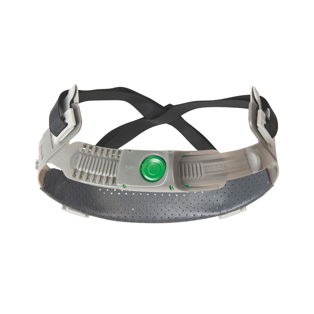 Atalaje Push-Key con botón y banda antisudor PVC cascos V-Gard
