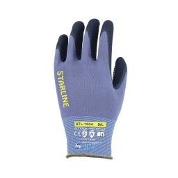 Guante nylon recubrimiento nitrilo riesgo térmico mecánico STL-1004
