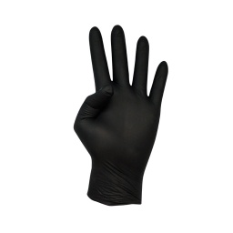 Guante desechable nitrilo negro Extreme (Paq. 100 uds)