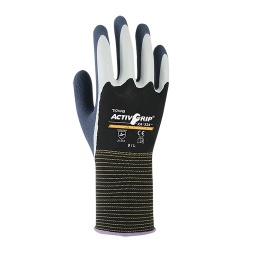 Guante nylon doble recubrimiento látex riesgo mecánico XA324 Activgrip