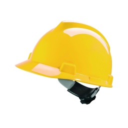 Casco de seguridad sin ventilación V-Gard ajuste Fas-Trac III
